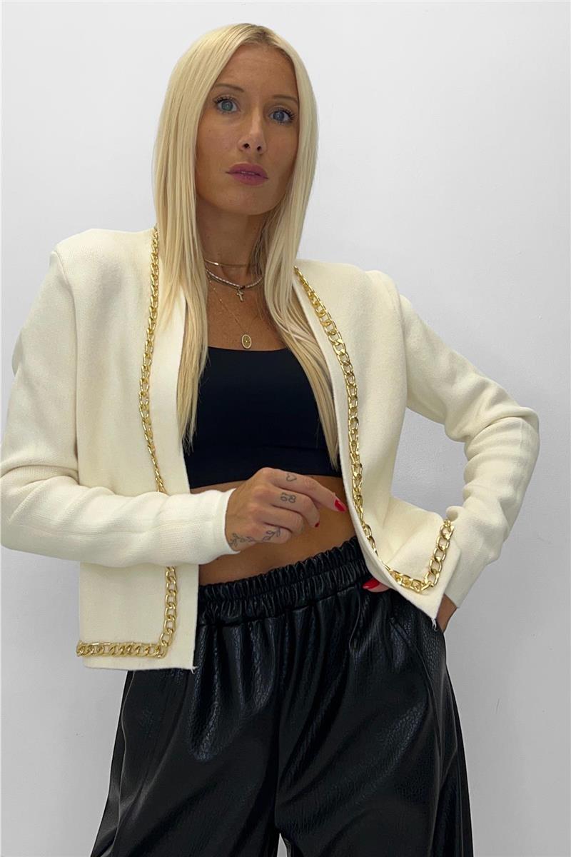 cardigan corto details